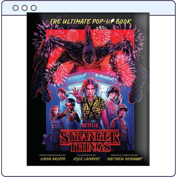 كتاب Stranger Things 3D