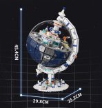 مجموعة مكعبات بناء الكرة الأرضية - Image 2