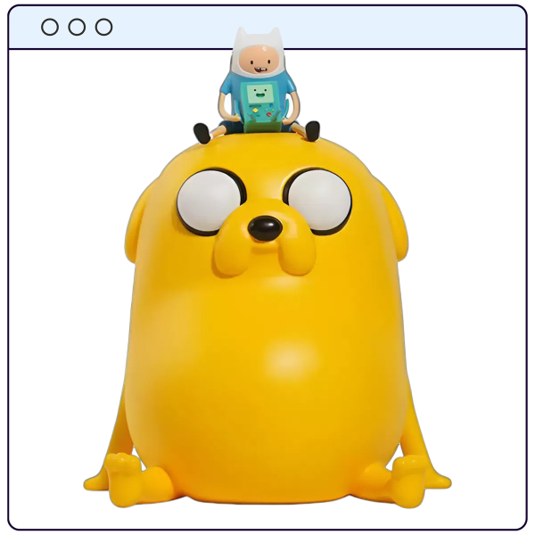 فين والصديق الكبير جيك